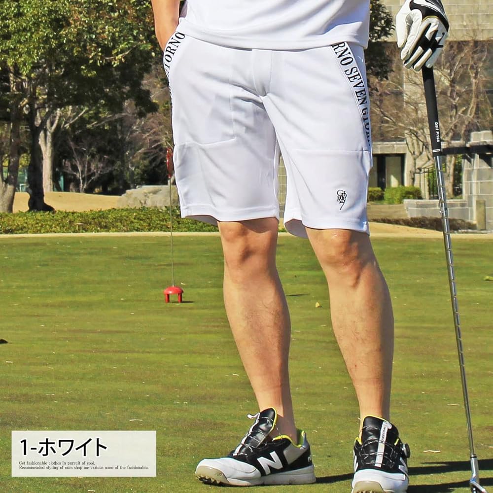 Amazon | ゴルフ ハーフパンツ メンズ ゴルフパンツ ゴルフ